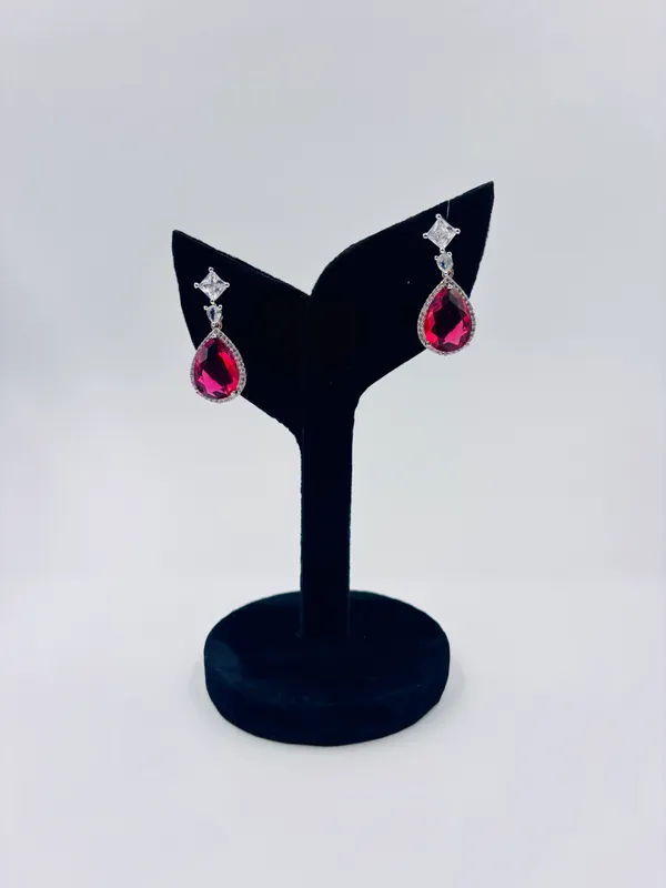 Pink_Metal_Premium_&_Elegant_Long_Earrings_For_Women