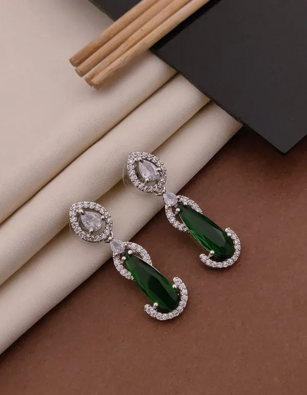 Green_Metal_Premium_&_Elegant_Long_Earrings_For_Women