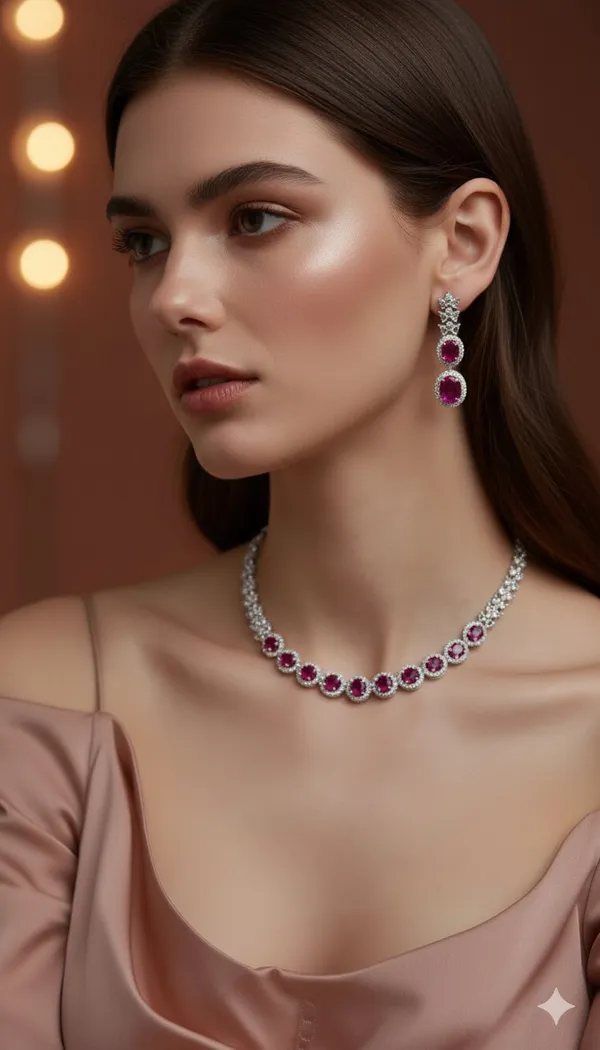 Pink_Metal_Premium_&_Elegant_Ad_Necklace_For_Women