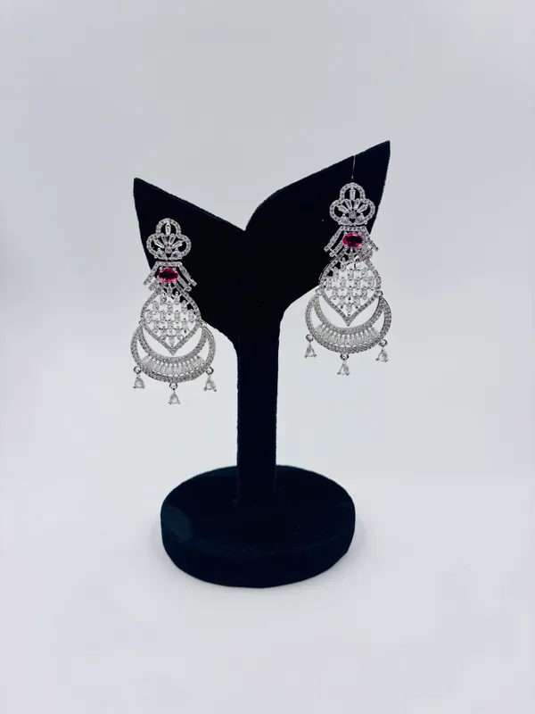 Pink_Metal_Premium_&_Elegant_Long_Earrings_For_Women