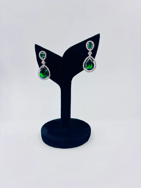 Green_Metal_Premium_&_Elegant_Long_Earrings_For_Women