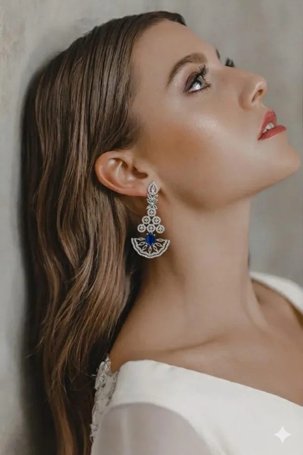 Blue_Metal_Premium_&_Elegant_Long_Earrings_For_Women