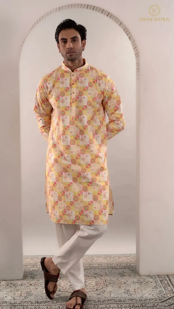 Marigold_Festive_Designer_Kurta