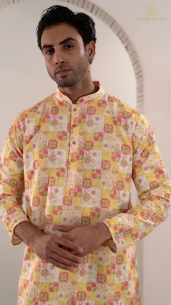 Marigold_Festive_Designer_Kurta