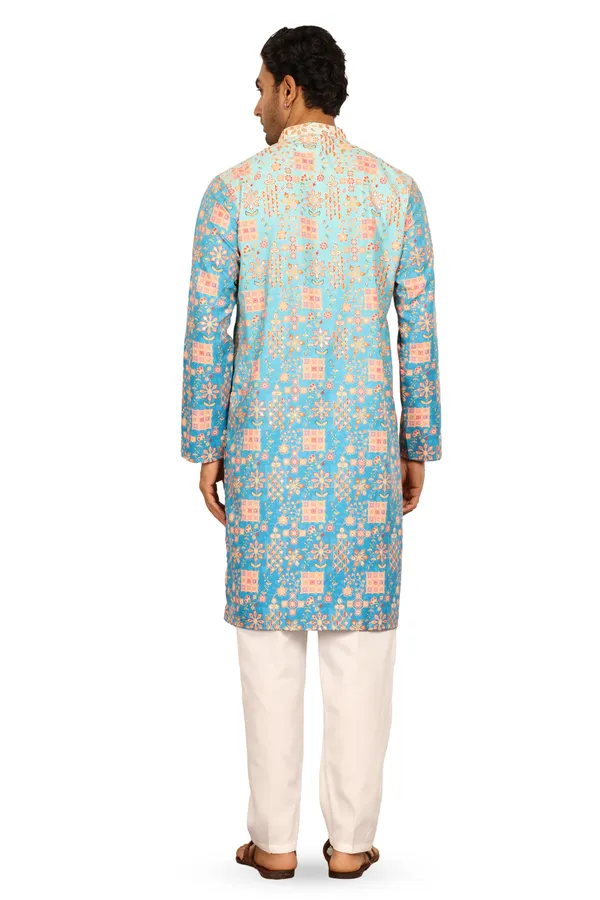 Royal_Turquoise_Designer_Kurta