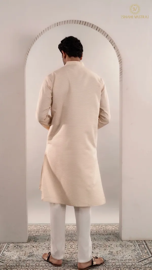 Classic_Cream_Designer_Kurta