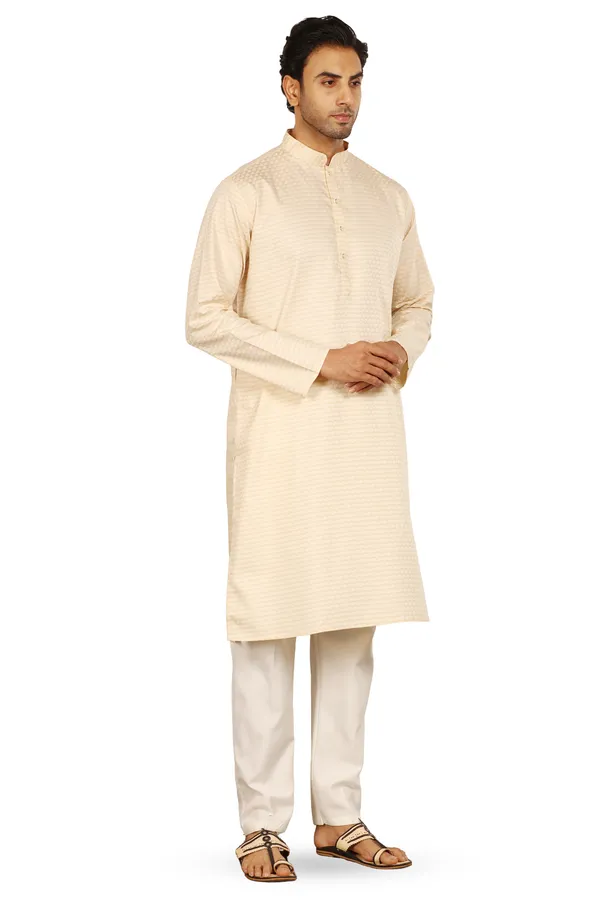 Classic_Cream_Designer_Kurta