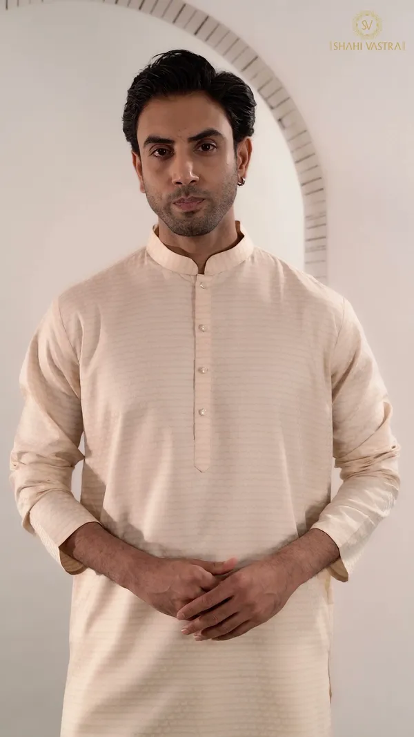 Classic_Cream_Designer_Kurta