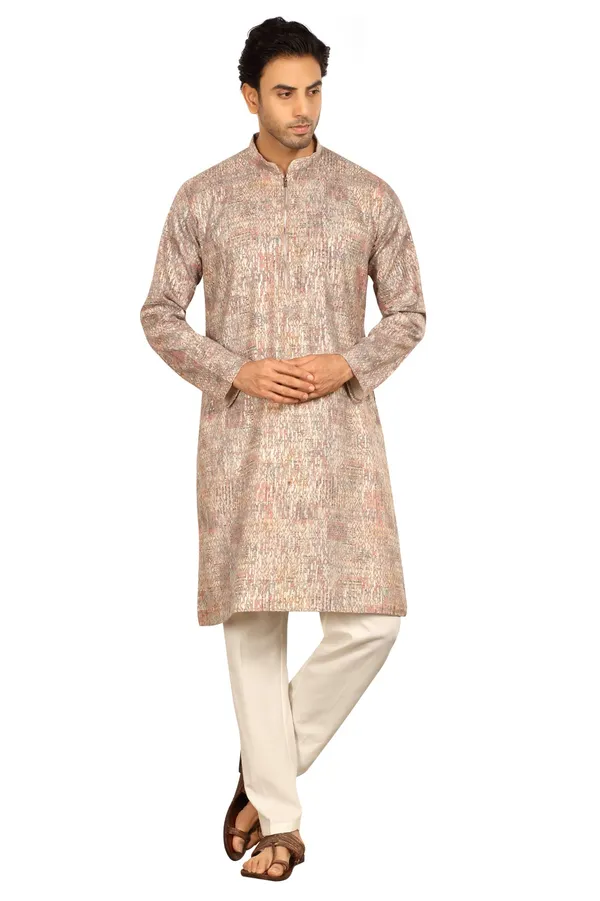 Dusty_Rose_Designer_Zip_Kurta