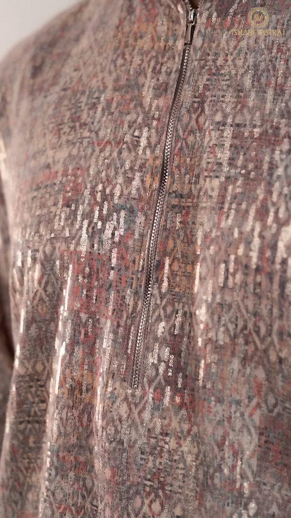 Dusty_Rose_Designer_Zip_Kurta