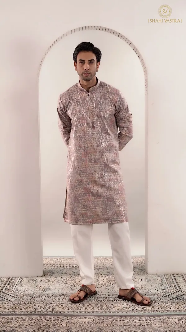 Dusty_Rose_Designer_Zip_Kurta