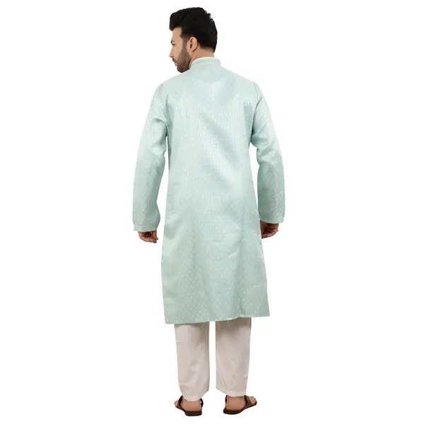 Mint_Green_Festive_Woven_Design_Kurta