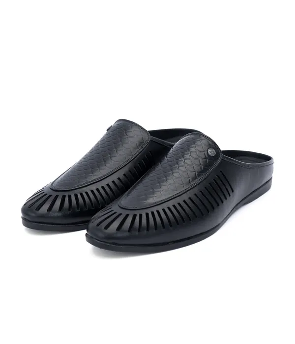 AX12_Black_Men's_Premium_Leather_Ethnic_Juttis
