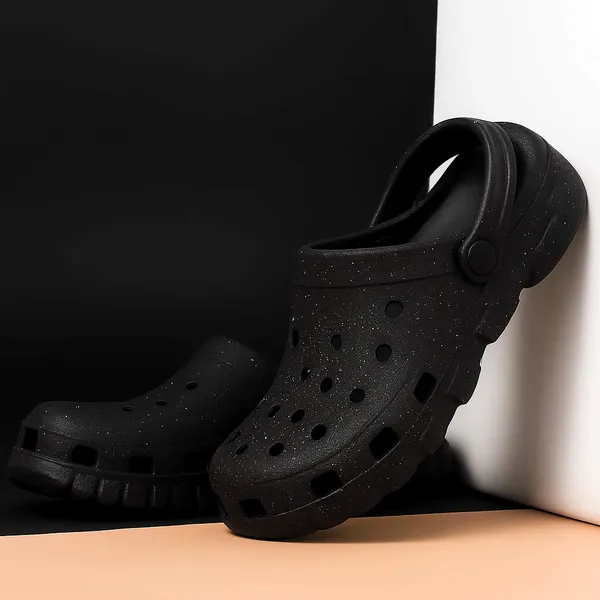 RX8_Black_Men's_Casual_Home_Clogs