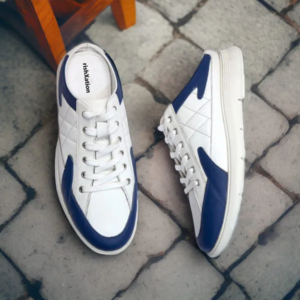 AX1_White_Blue_Men's_Premium_Leather_Casual_Shoes