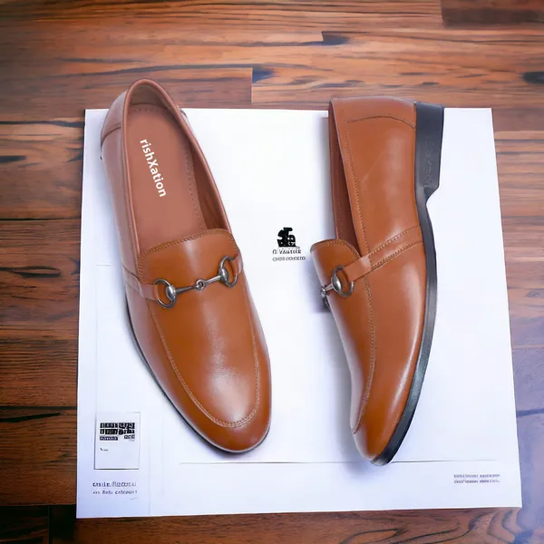 AX3_Tan_Men's_Premium_Leather_Semi-Formal_Shoes