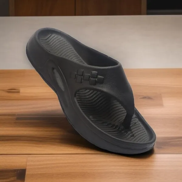 RX5_Black_Men's_Casual_Home_Slippers