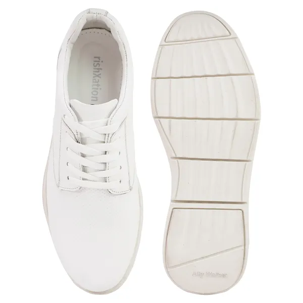 AX17_White_Men's_Premium_Leather_Casual_Shoes