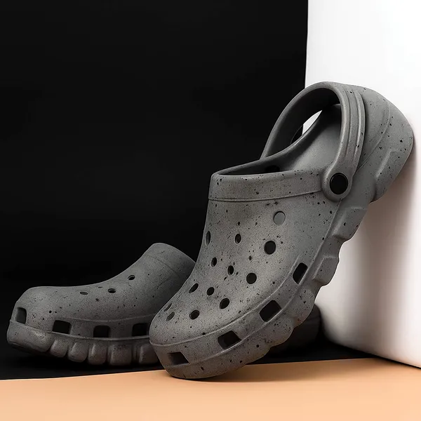 RX8_Grey_Men's_Casual_Home_Clogs