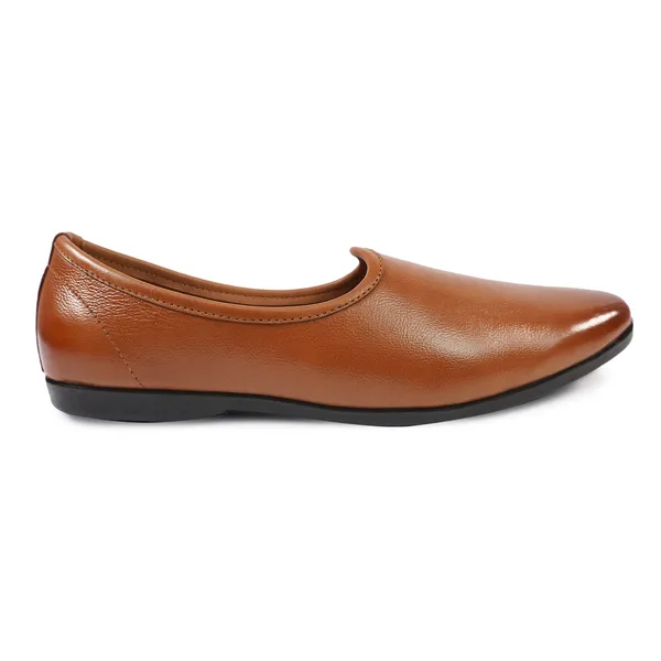 AX14_Tan_Men's_Premium_Leather_Ethnic_Juttis