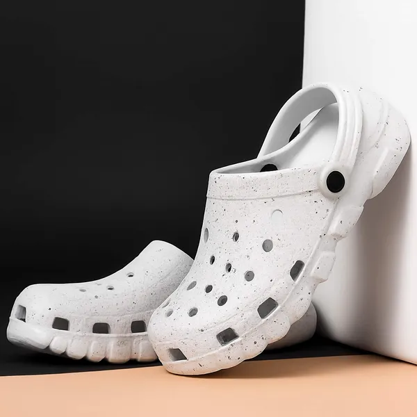 RX8_White_Men's_Casual_Home_Clogs