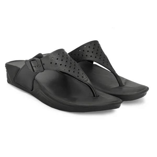RX9_Black_Women's_Casual_Home_Slippers