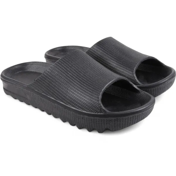 RX7_Black_Women's_Casual_Home_Slippers