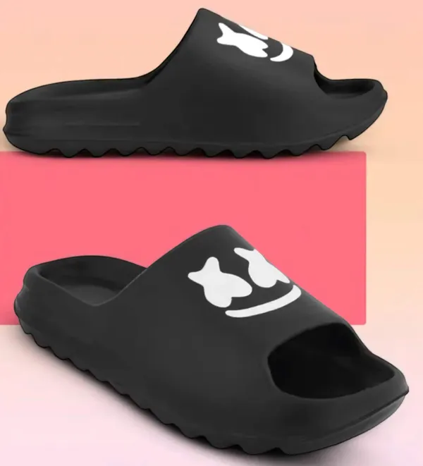 RX3_Black_Men's_Casual_Home_Slippers