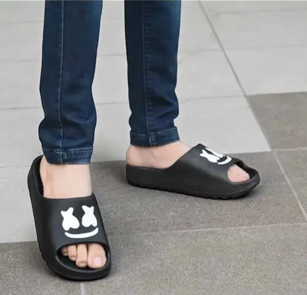 RX3_Black_Men's_Casual_Home_Slippers