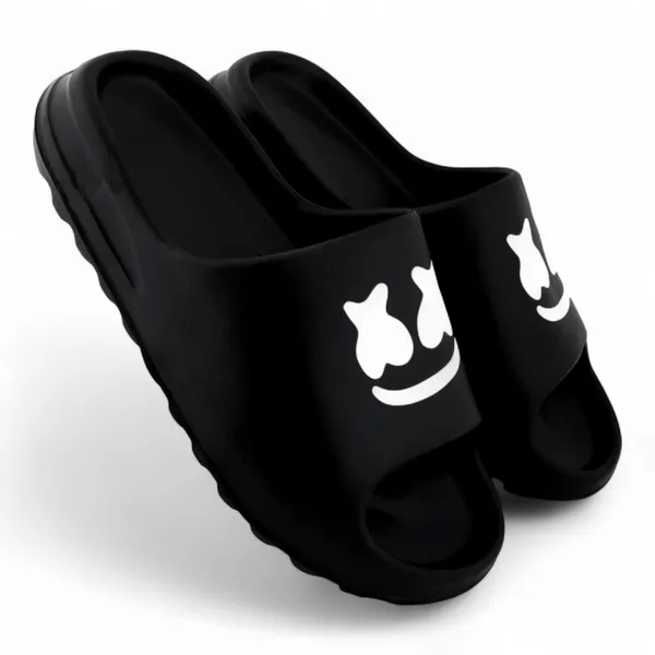 RX3_Black_Men's_Casual_Home_Slippers