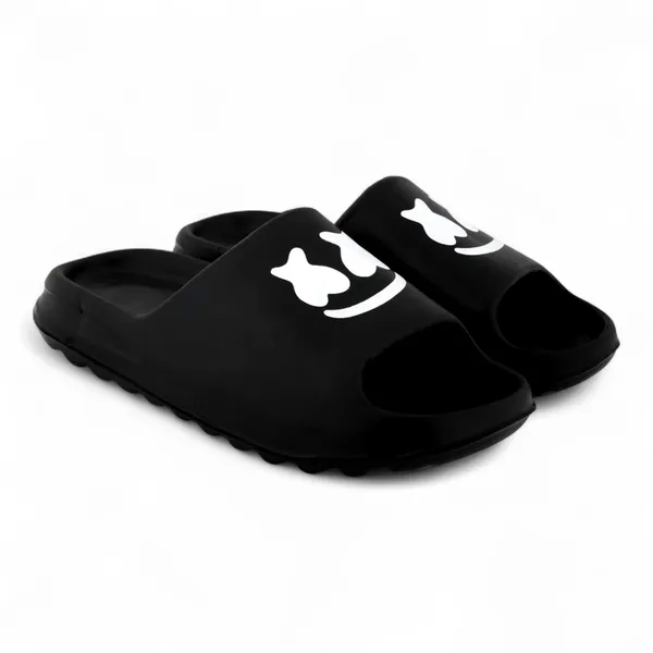 RX3_Black_Men's_Casual_Home_Slippers