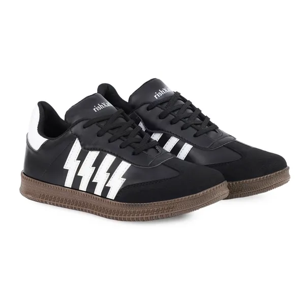 RX6_Black_Men's_Premium_Synthetic_Casual_Shoes