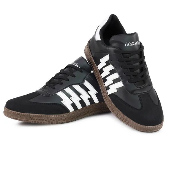 RX6_Black_Men's_Premium_Synthetic_Casual_Shoes