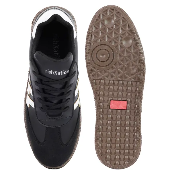 RX6_Black_Men's_Premium_Synthetic_Casual_Shoes