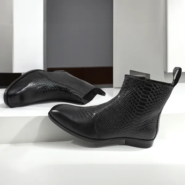 AX11_Black_Men's_Premium_Leather_Chelsea_Boots