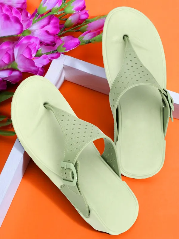 RX9_Green_Women's_Casual_Home_Slippers