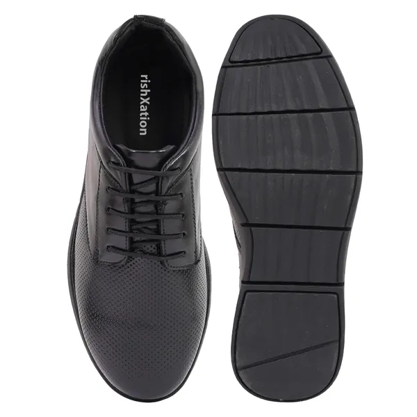 AX17_Black_Men's_Premium_Leather_Casual_Shoes