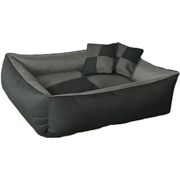 Royals_Rore_Dog_Bed_&_Cat_Bed_for_Winters_Washable_Reversible_Pet_Beds_GreyBlack_Anti_Slip_Hand_or_Machine_Washable_(L)