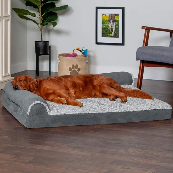 Royals_Rore_Dog_Beds_Orthopadic_XXL_Bed_Waterproof_Layer_for_Labrador,_Bulldog,_Retriever,_Poodle,_Large_Breed_dogbed_47X29X4GGREY