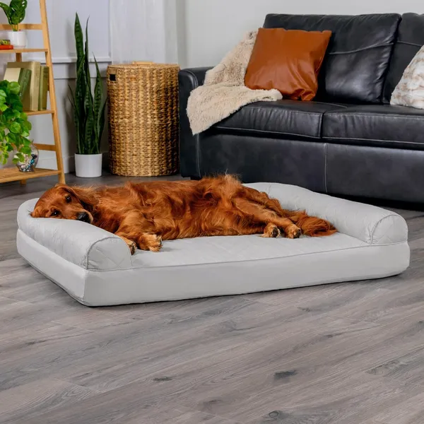 Royals_Rore_Dog_Beds_Orthopadic_XXL_Bed_Waterproof_Layer_for_Labrador,_Bulldog,_Retriever,_Poodle,_Large_Breed_dogbed_47X29X4_Sliver