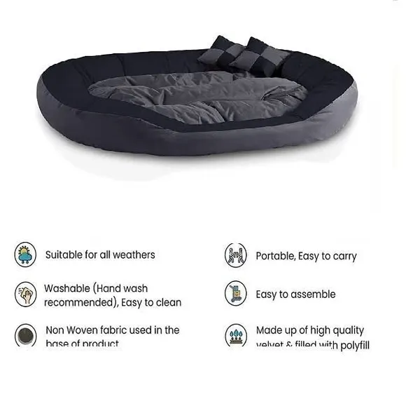 Royals_Rore_Velvet_Dog_Bed_Soft_Washable_Reversible_Dog_Bed_for_Small_Medium_Large_Extra_Large_XL_L_XXL_XXXL_Cats_Puppy_Pet_Dogs_Bed_(L)