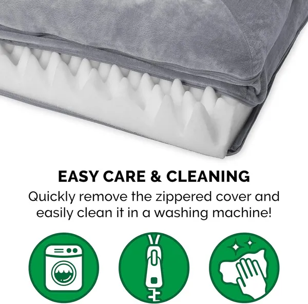 Royals_Rore_Dog_Bed_Orthopedic_XXL_Bed_Waterproof_Layer_for_Large_Breed_Dogs_47X29X4_cm_(Grey)