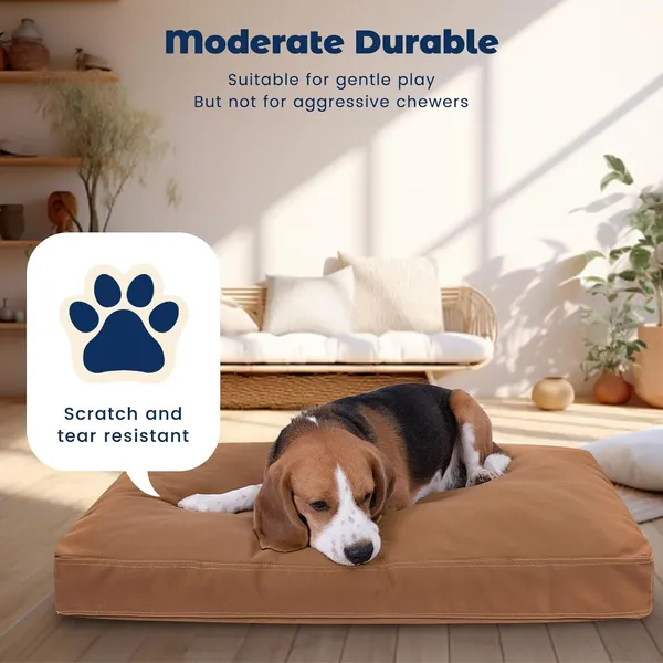 Royals_Rore_Dog_Bed_Orthopedic_XXL_Waterproof_Layer_for_Labrador,_Bulldog,_Retriever,_Poodle,_Large_Breed_47X29X4_(Brown)