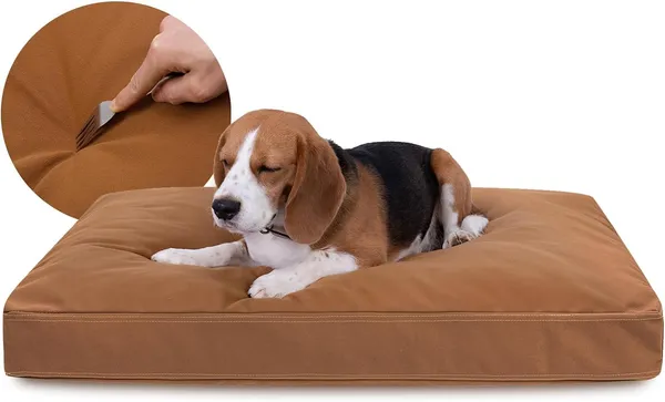 Royals_Rore_Dog_Bed_Orthopedic_XXL_Waterproof_Layer_for_Labrador,_Bulldog,_Retriever,_Poodle,_Large_Breed_47X29X4_(Brown)