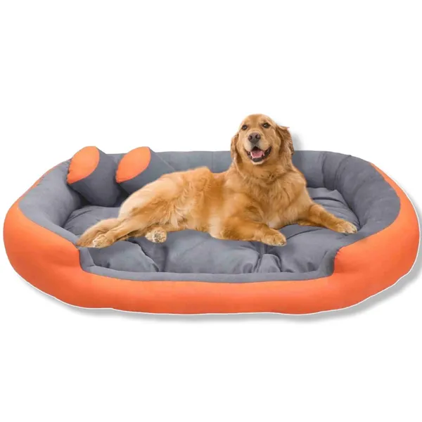 Royals_Rore_Dog_Beds_&_Cat_beds_Washable_Reversible_Pet_Beds_Red_Anti_Slip_Hand_or_Machine_Washable_for_All_Breed_Size_(Orange)_(4XL)