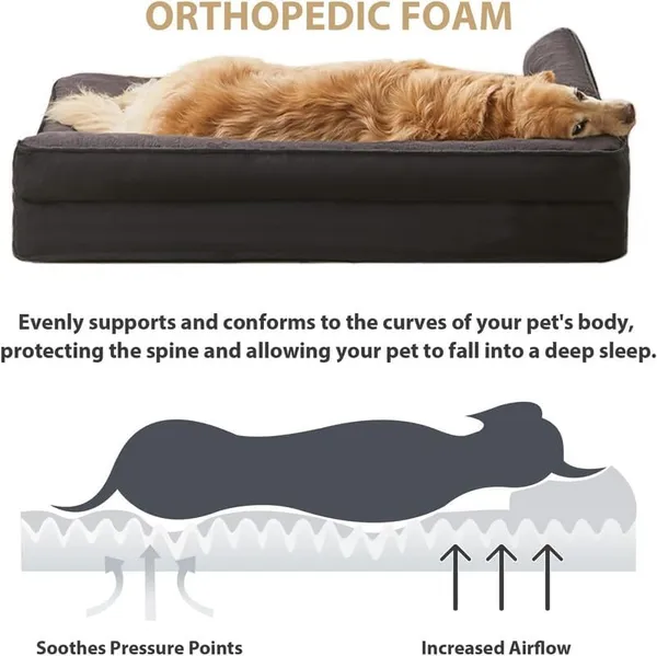 Royals_Rore_Dog_Beds_Memory_Foam_Orthopadic_XXL_Bed_Waterproof_Layer_for_Labrador,_Bulldog,_Retriever,_Poodle,_Large_Breed_Dogbed_47x29x4_(Black,_47x29x4)