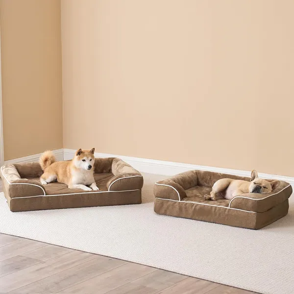 Royals_Rore_Dog_Beds_Memory_Foam_Orthopadic_XXL_Bed_Waterproof_Layer_for_Labrador,_Bulldog,_Retriever,_Poodle,_Large_Breed_Dogbed_47x29x4_(Golden,_47x29x4)