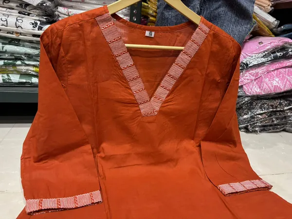 Bloomline_Kurta_Set_–_Burnt_Orange