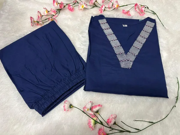 Bloomline_Kurta_Set_–_Midnight_Blue