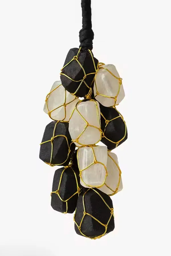 Black_&_White_Tourmaline_Selenite_Hanging_For_Protection_&_Cleansing